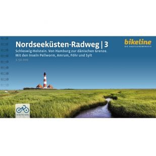 Nordseeküsten Radweg 3 Bikeline Fietsgids (2025)