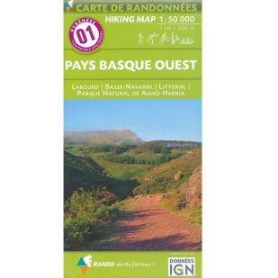 Pyrénées Carte no.1: Pays Basque Ouest !