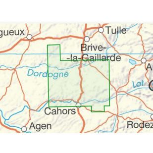 IGN Top 75: Perigord-Noir 75026 - Wandel- en Fietskaart