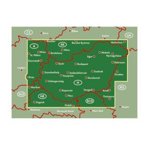 F&B Hongarije 1:400.000