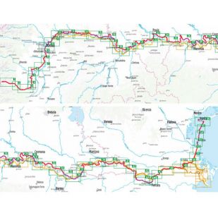 Po Radweg Bikeline Fietsgids 
