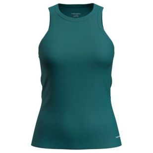 Icebreaker Merino Rib Lotus Tank - Tidal Teal