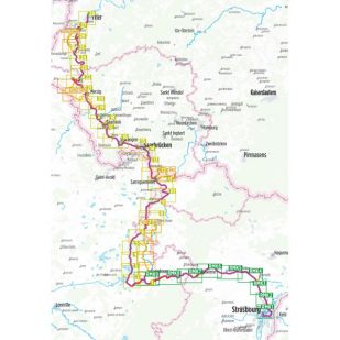 Saar Radweg Bikeline Fietsgids
