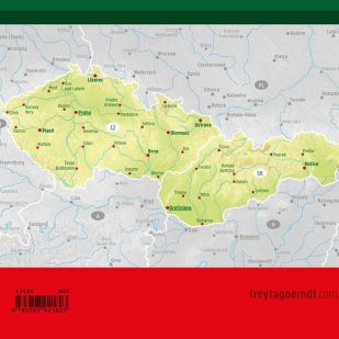 F&B Tsjechische en Slowakije Roadatlas 1:150.000 !