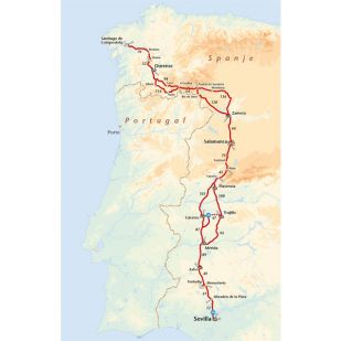 Zilverroute: Sevilla - Santiago de Compostela (Via de la Plata)