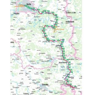 Spree Radweg - Bikeline Fietsgids