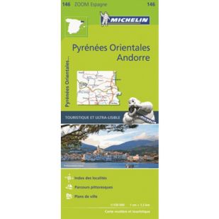 Michelin 146 Pyrénées Orientales/Andorra