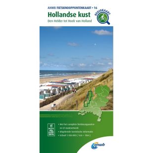 ANWB Fietsknooppuntenkaart 16 Hollandse Kust  