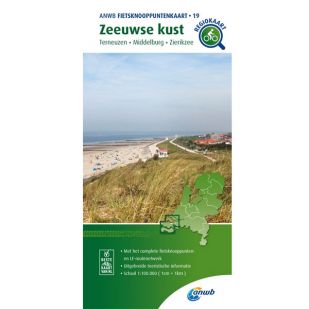 ANWB Fietsknooppuntenkaart 19 Zeeuwse Kust