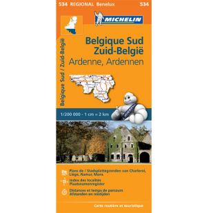 Michelin 534 Zuid-Belgie en de Ardennen