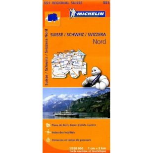 Michelin 551 Zwitserland Noord