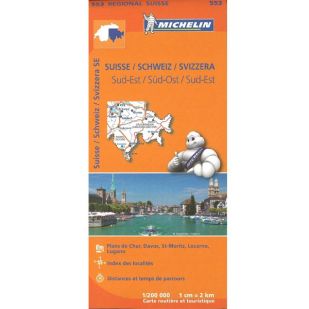 Michelin 553 Zwitserland Zuidoost
