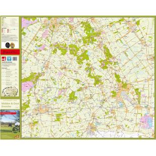 Fietskaart Midden & Oost Drenthe