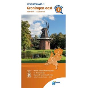 ANWB Regiokaart 9 Groningen Oost 