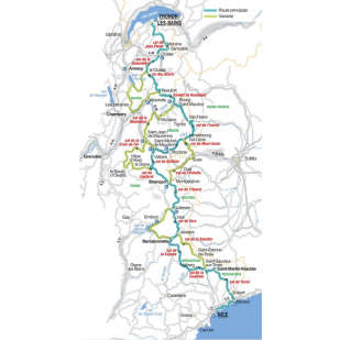 La route des grandes Alpes à vélo et vélo électrique