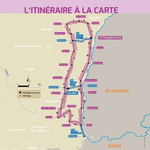 L'Alsace à Vélo: Le tour + variantes (Chamina)