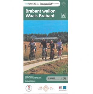 Fietskaart - Fietsknooppuntenkaart F190 Waals-Brabant