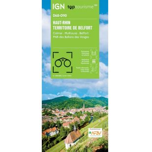 IGN Top100 D68 - D90 Haut-Rhin / Territoire de Belfort