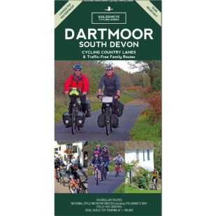 Dartmoor South Devon Cycling Map 