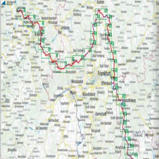 Deutscher Limes-Radweg Bikeline Kompakt fietsgids