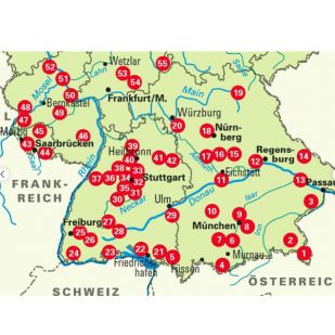 Die 55 schönsten E-Bike Touren in Deutschlands Sud