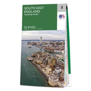 OS Road Map 8: South East England