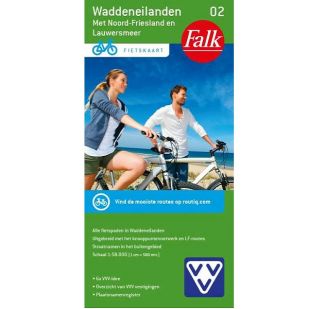 Falk Fietskaart 2 Waddeneilanden 