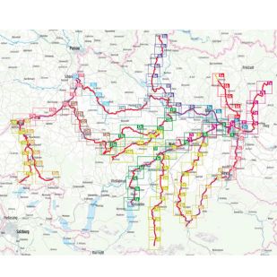 Oberösterreich Fluss-Radwege Bikeline fietsgids