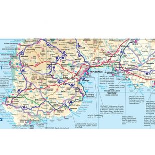 Cornwall cycle map Goldeneye (2024)