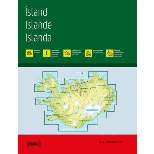 F&B Iceland / IslandRoadatlas 1:150.000