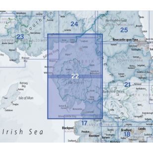 Lake District & Cumbria Cycle Map (22)