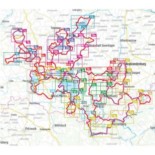 Mecklenburgische Seen Radregion Bikeline Fietsgids 