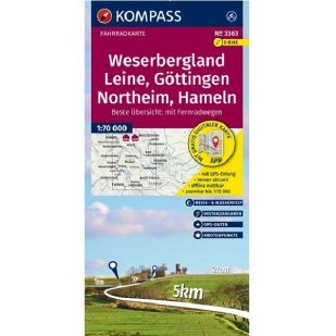 A - KP3363 Weserberland, Leine, Gottingen, Northeim, Hameln 