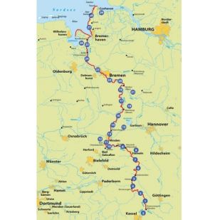 Die 29 schönsten E-Bike Touren auf dem Weserradweg 