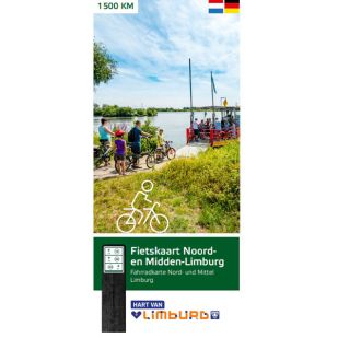 Noord- en Midden Limburg Fietsknooppuntenkaart 2024