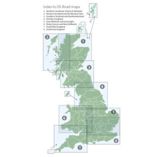 OS Road Map 4: Northern England 