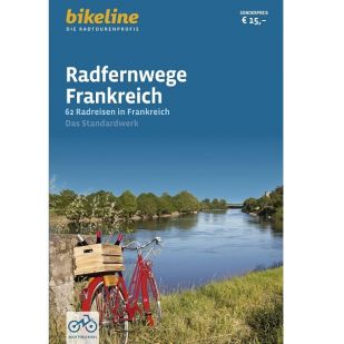 Radfernwege Frankreich das standardwerk Bikeline Fietsgids (2025)