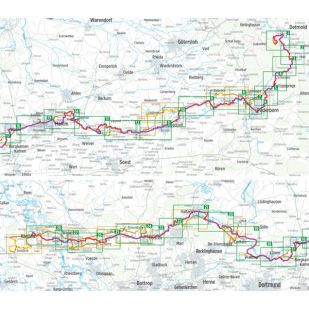 Römer-Lippe- Route Bikeline Fietsgids