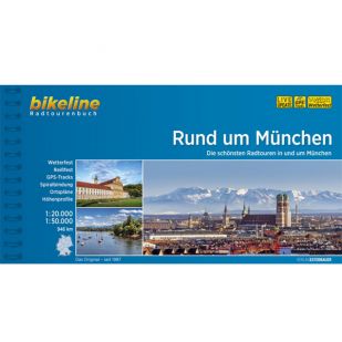 Rund um Munchen Radatlas Bikeline Fietsgids