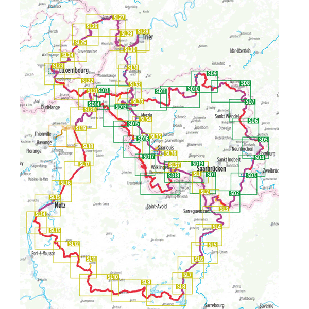 Saarland Radweg + SaarLorLux Bikeline Fietsgids