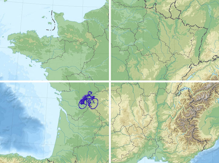 <br>Fietsgidsen Frankrijk per streek